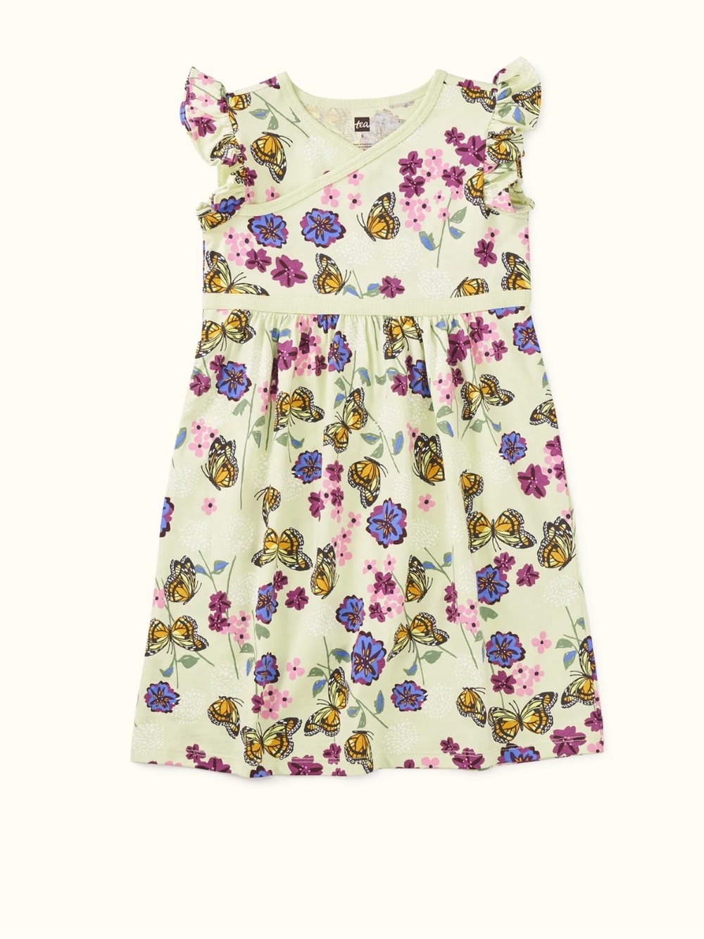 Tea Collection Butterfly Floral Dress